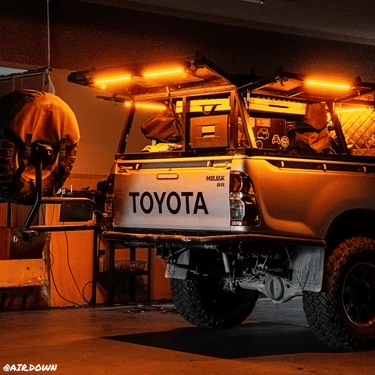 HARDKORR 50cm Tri - Colour LED Light Bar Kit with Diffuser - RBWTOR50CIGD 2